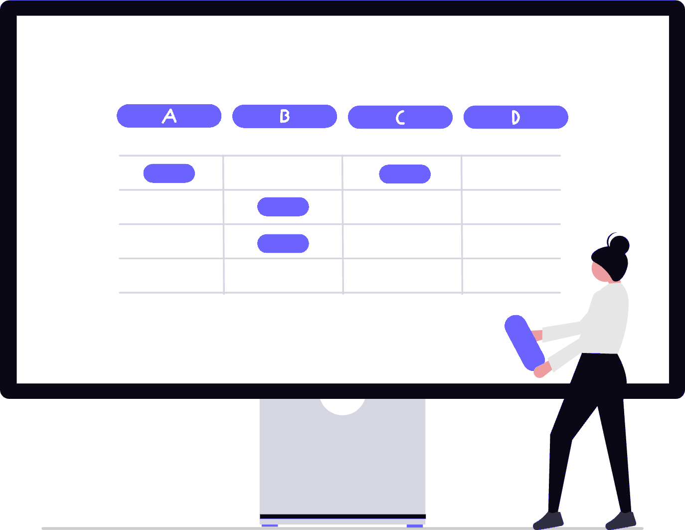 Operating process illustration